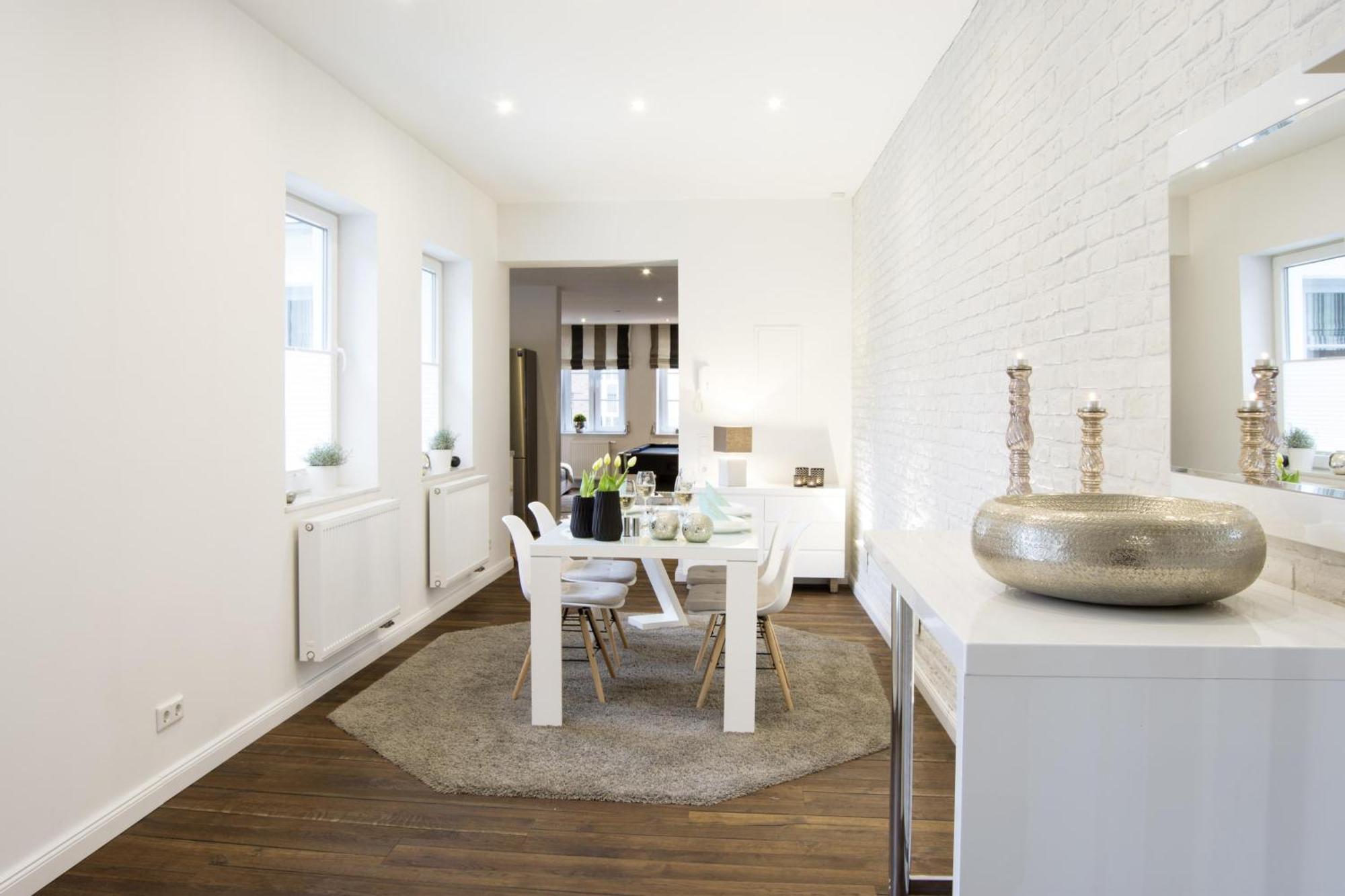 Penthouse Am Glockenturm Leilighet Flensburg Eksteriør bilde